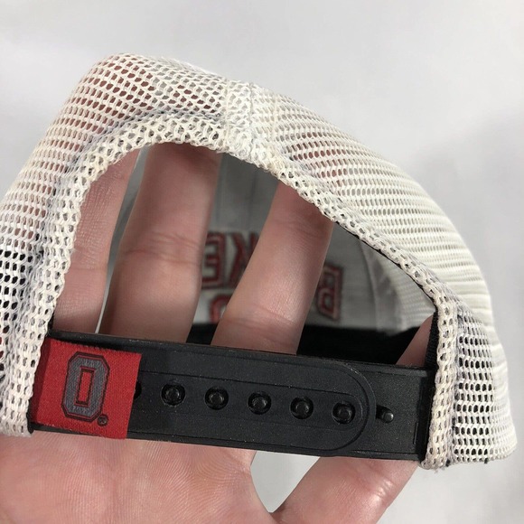 OSU Ohio State Buckeyes Hat Cap Snapback Mesh Back Adjustable OSFM One Size Fits - Picture 7 of 11